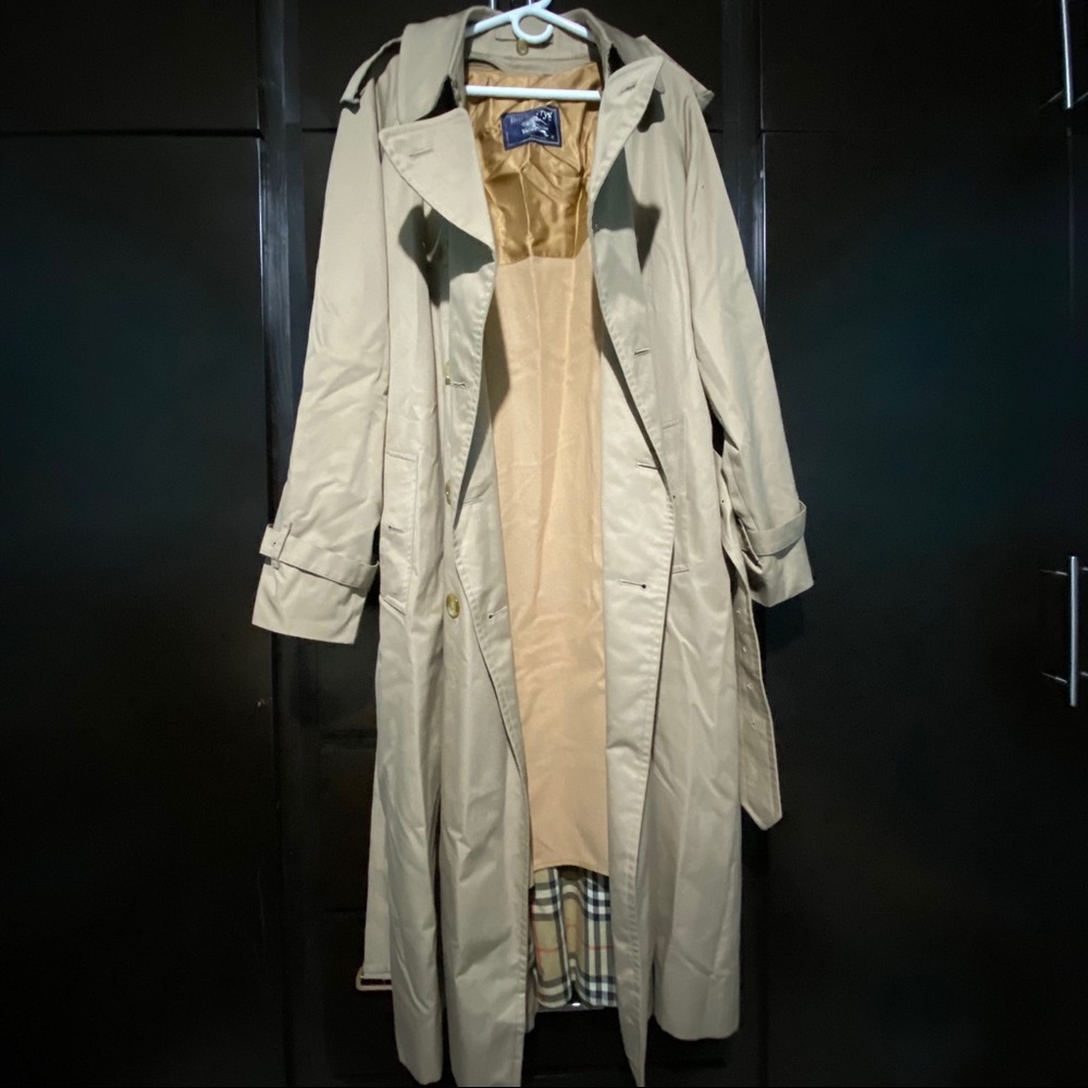 Burberry Double Breasted Trench with Wool Liner
